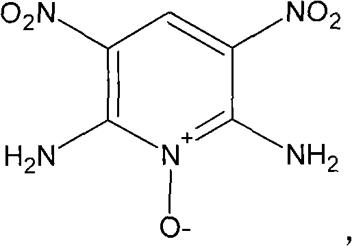 Preparation method of high-energy insensitive explosive 2,6-diamino-3,5-dinitro pyridine-1-oxide