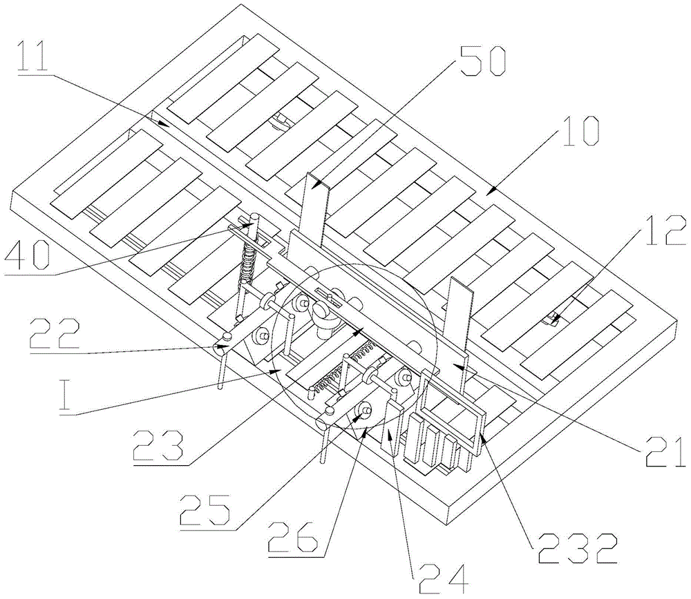 Device for adjusting wood width for sawing wood