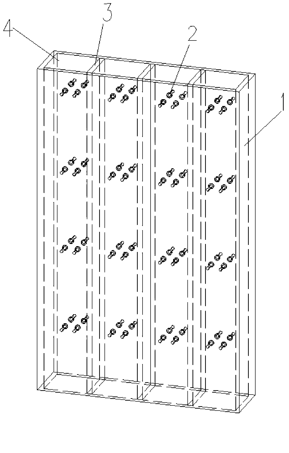 Steel plate and high-strength concrete combined shear wall