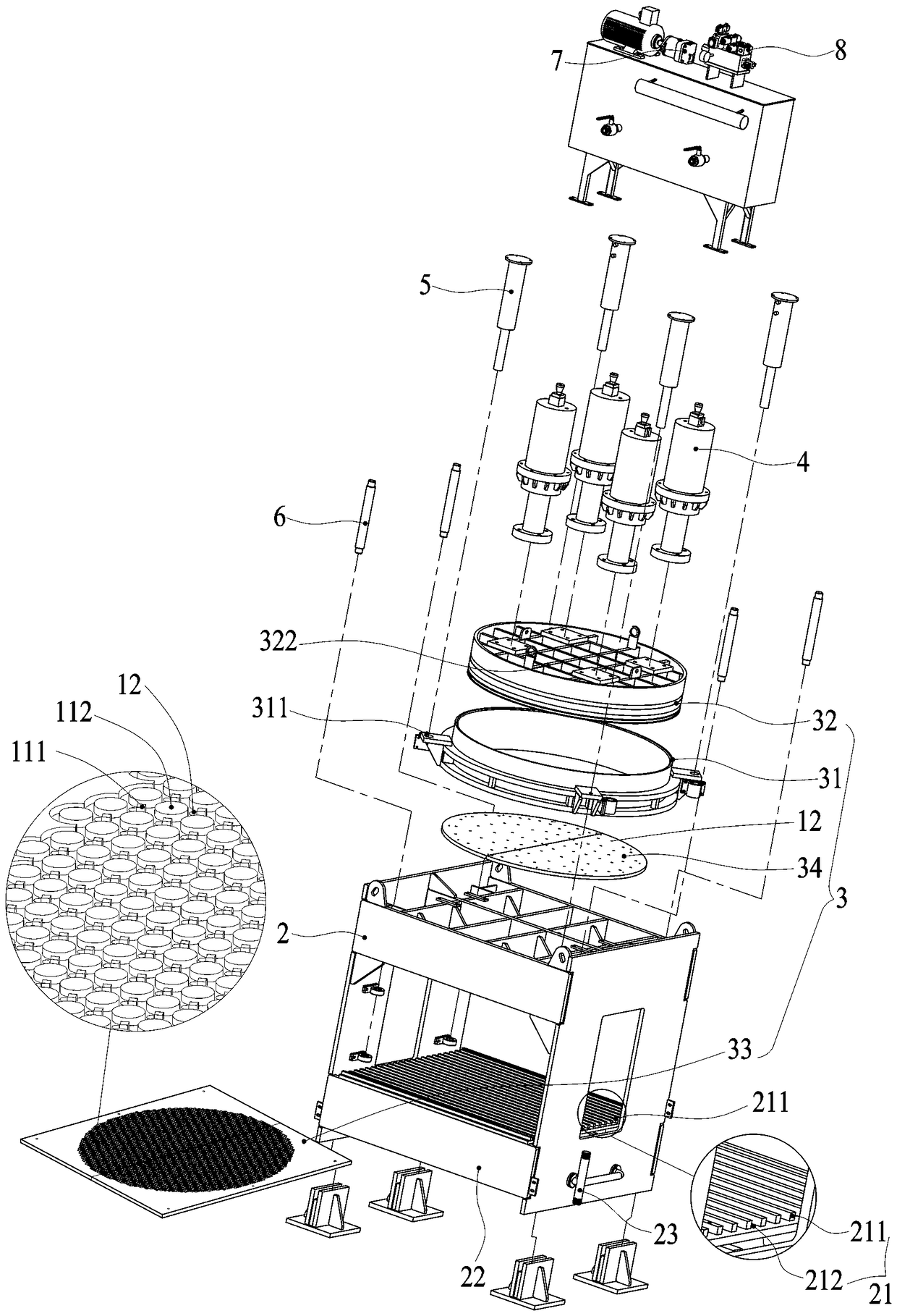 Filter plate and high-pressure piston type solid-liquid separation device made of same