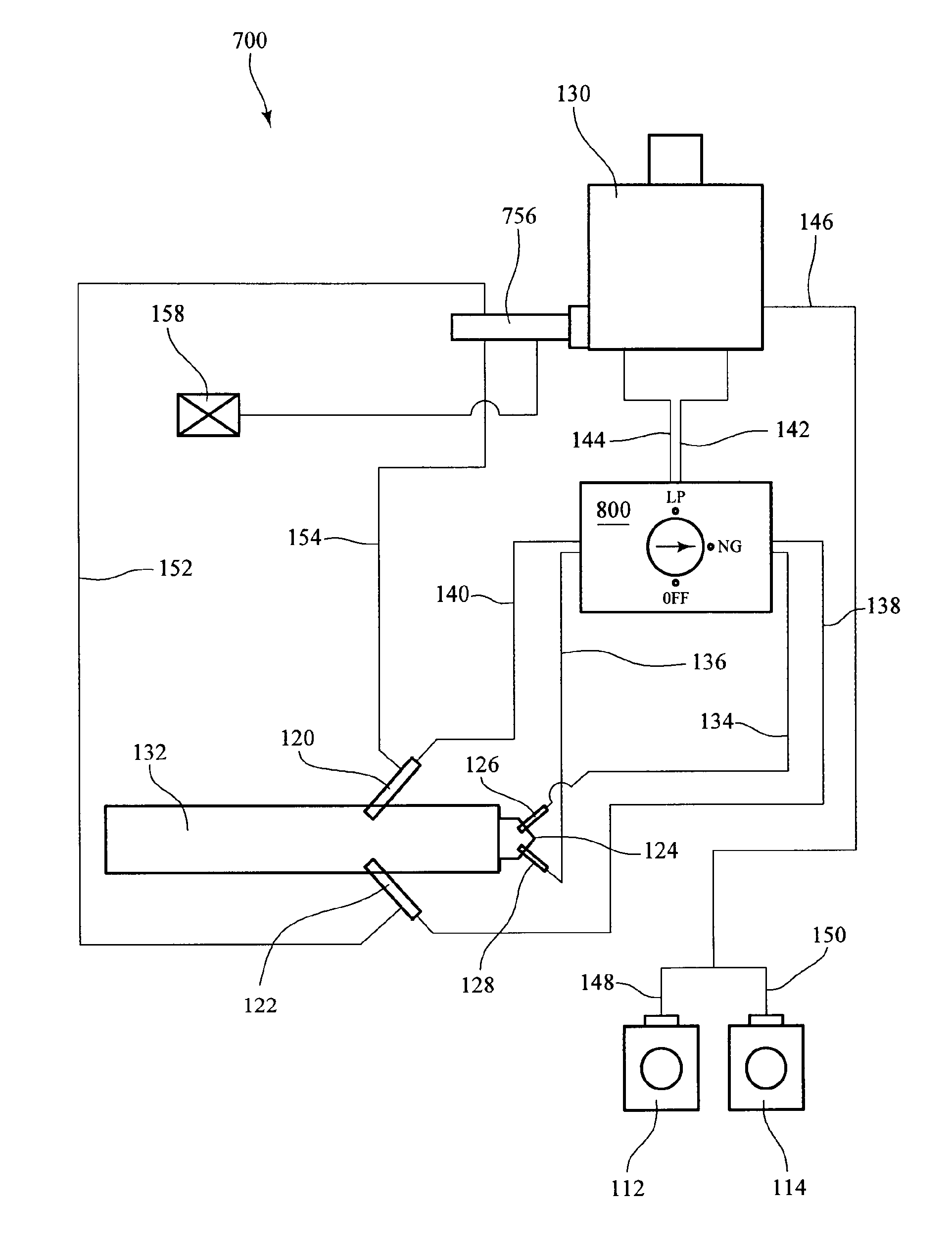 Dual fuel vent free gas heater