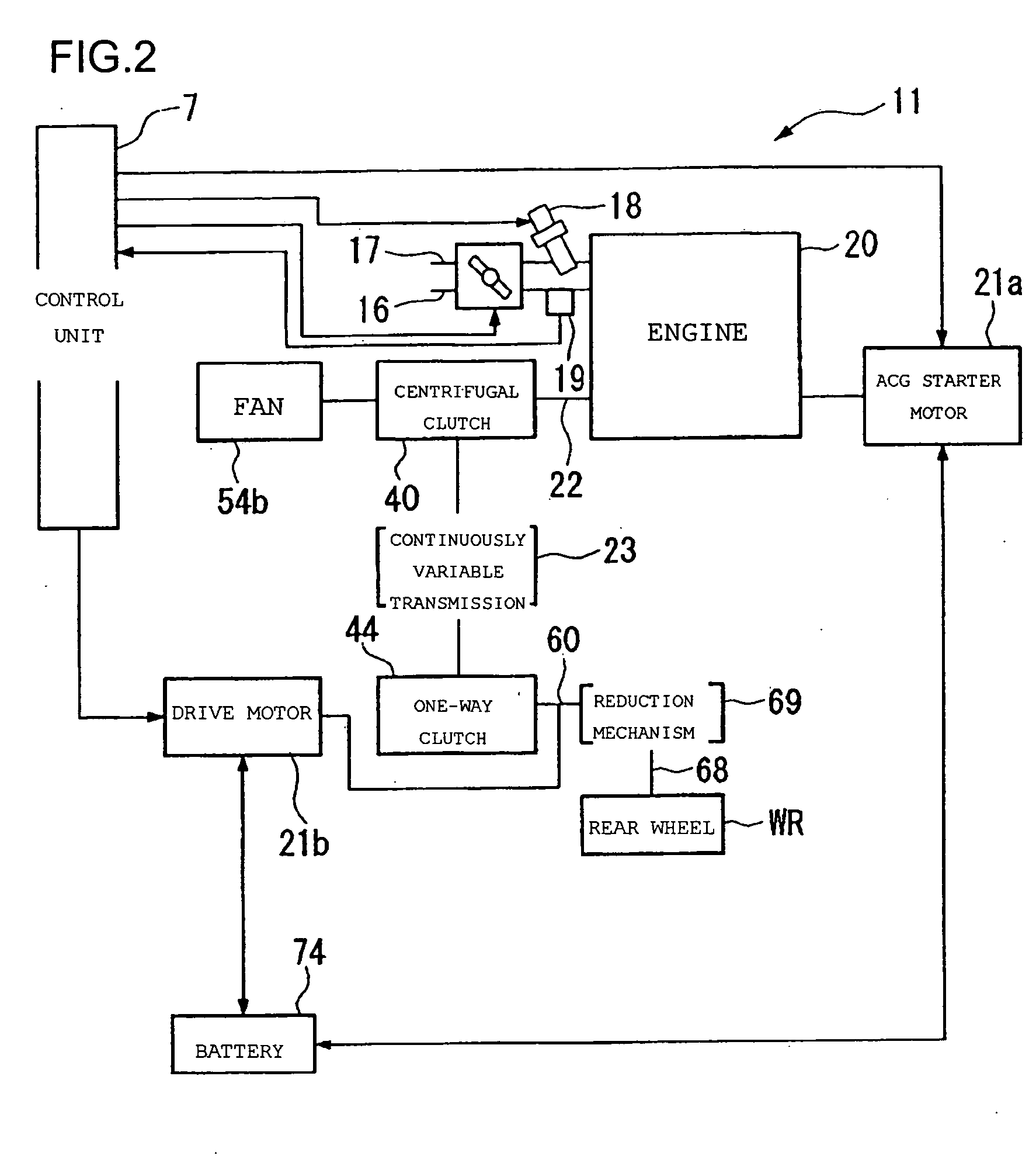 Power unit cooling device