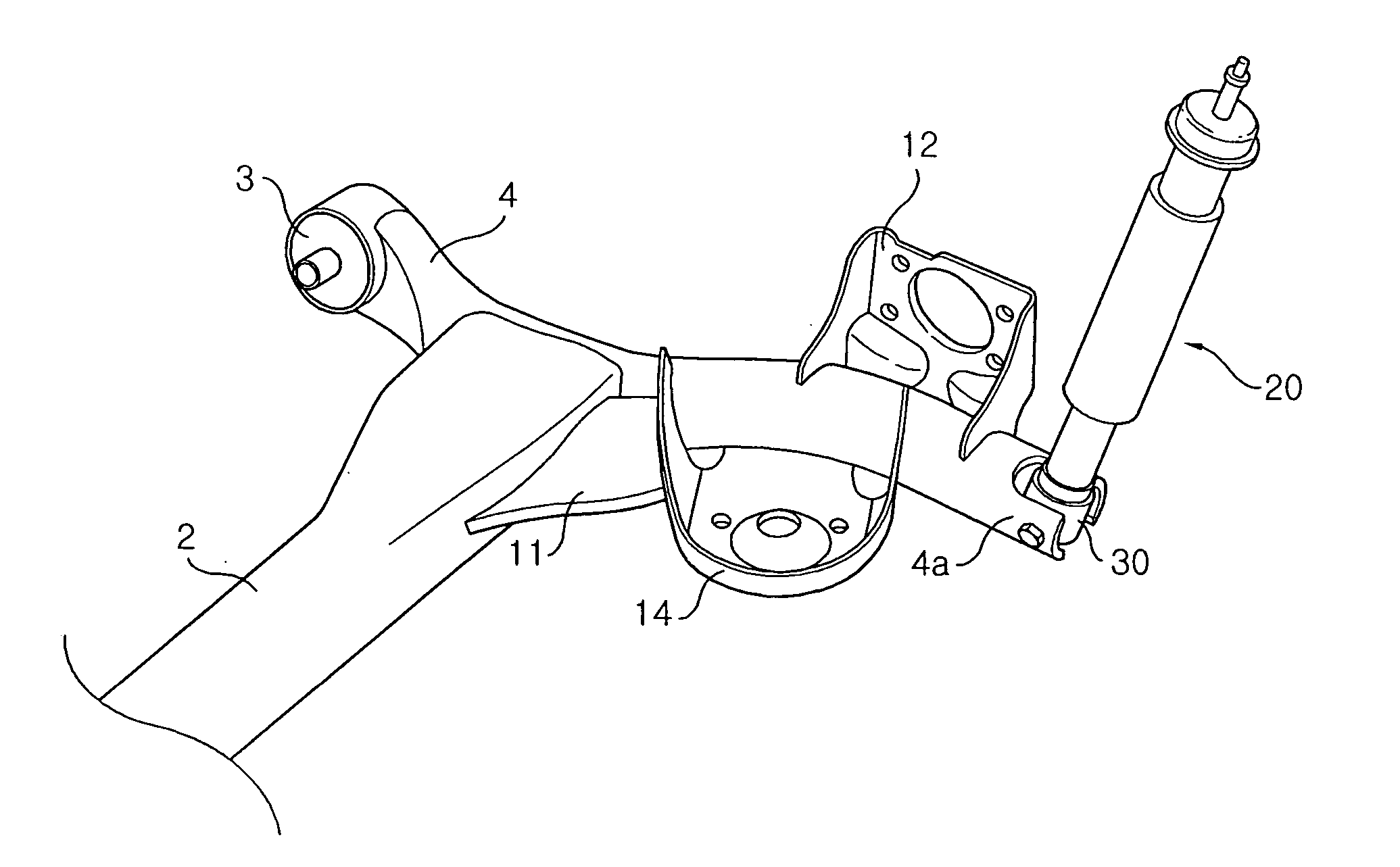 Torsion beam axle suspension