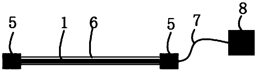 Conveying pipeline human body detection device based on capacitance detection