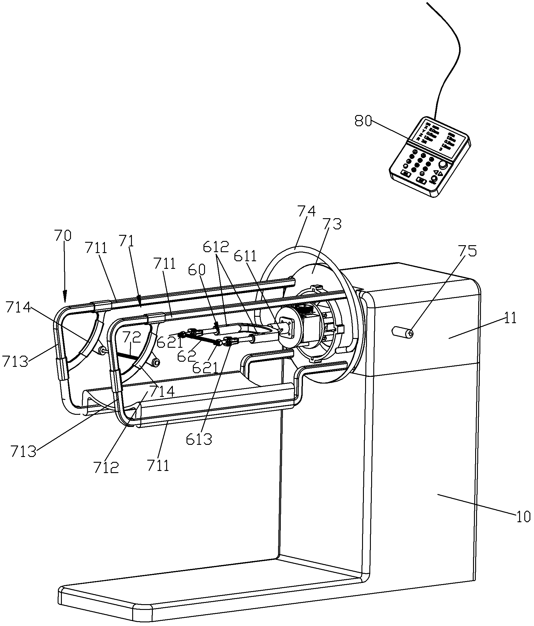 Intelligent navigation bone fracture therapeutic instrument