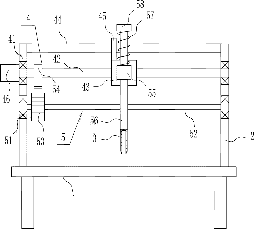 Leather perforating equipment for producing leather shoes