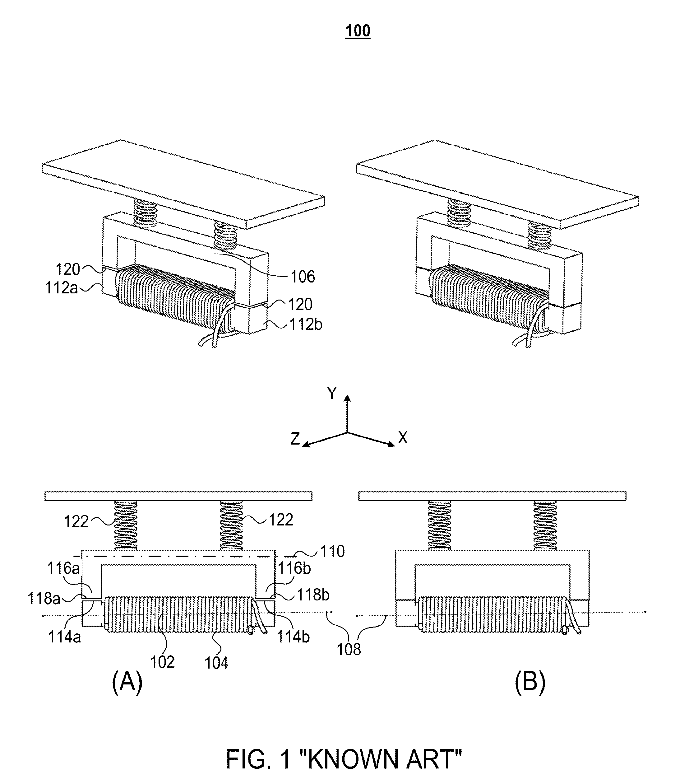 Electromagnetic actuators for digital cameras