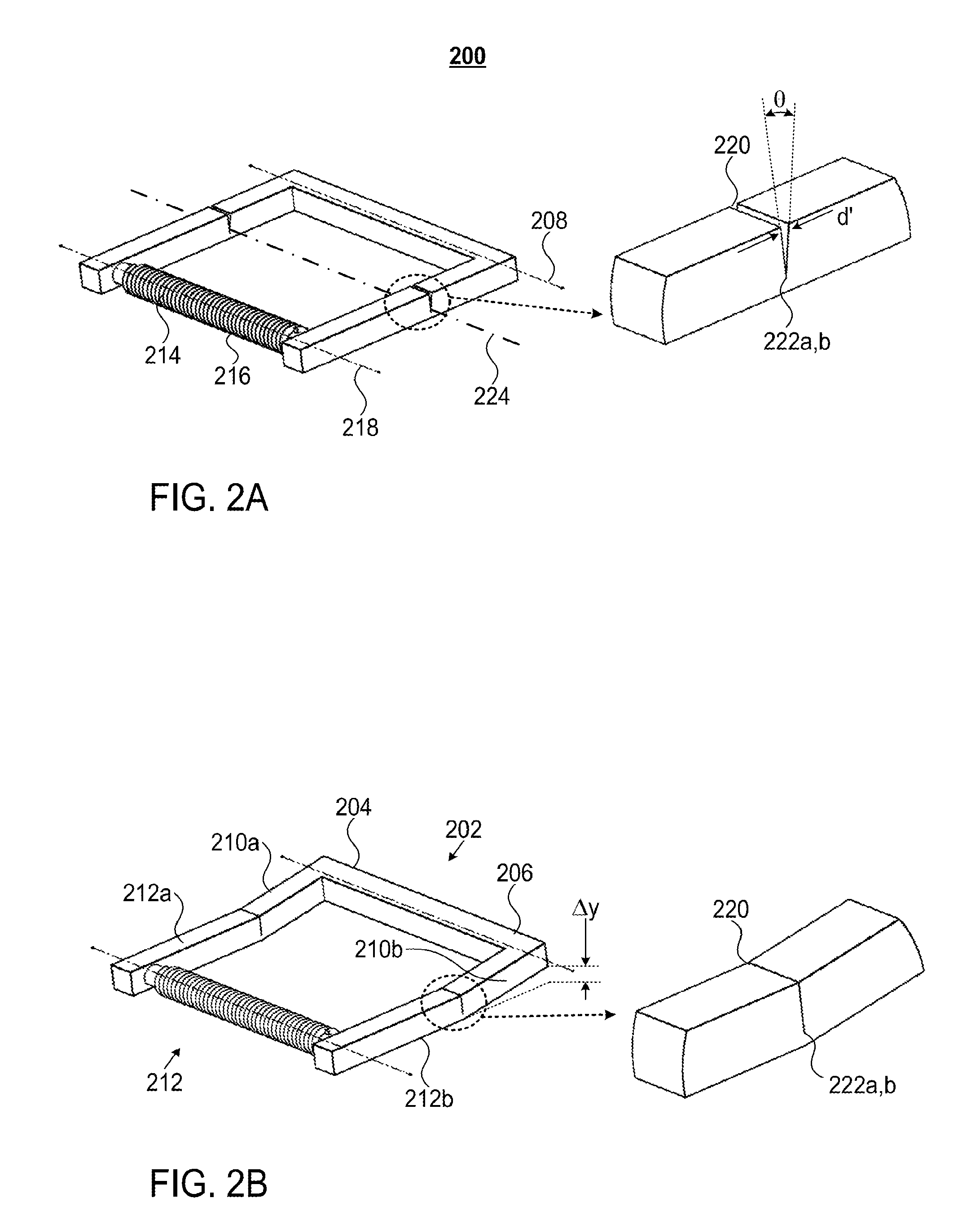 Electromagnetic actuators for digital cameras