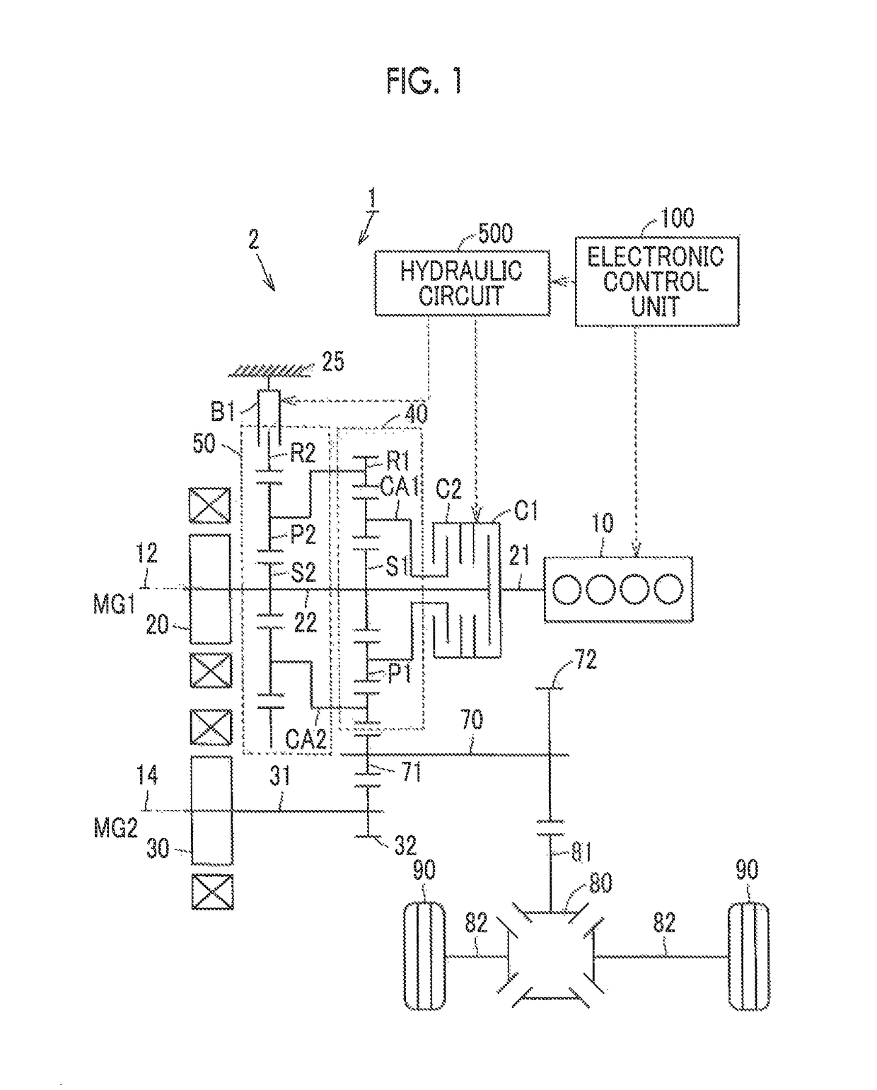 Control apparatus for hybrid vehicle and control method for hybrid vehicle