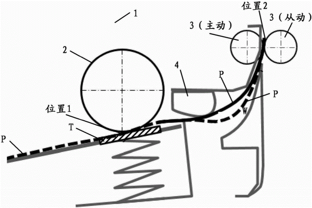 Paper feeding device and image forming device provided with same