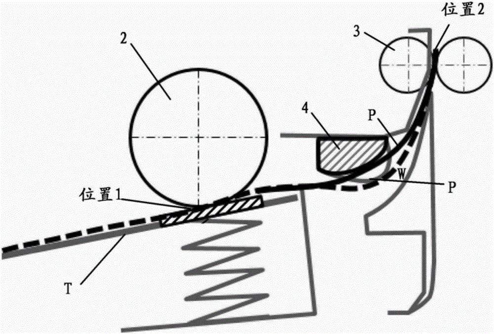 Paper feeding device and image forming device provided with same