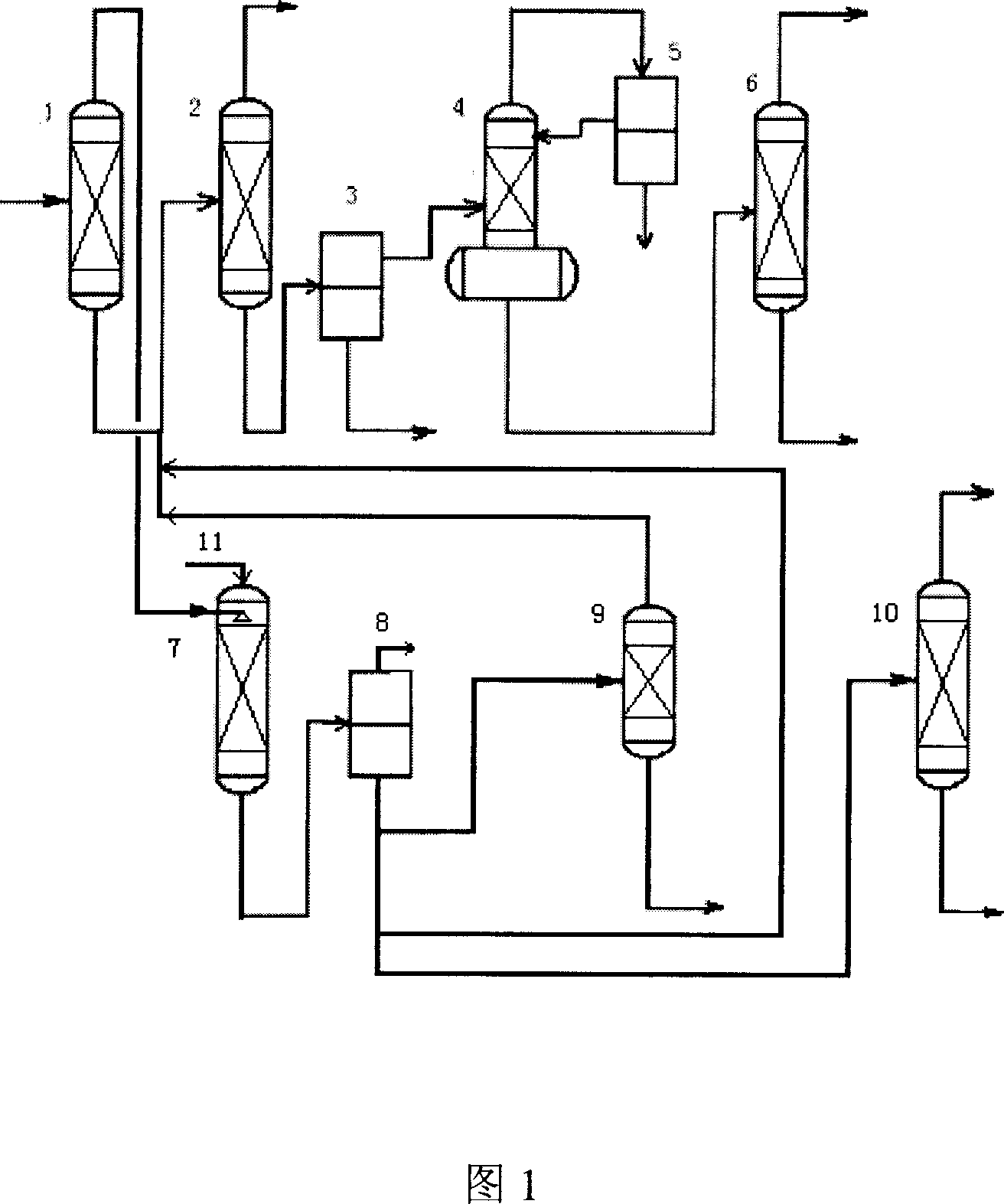 Process for separating methylisobutanone synthesized from acetone