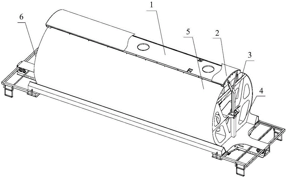 Double-layer top cover for railroad covered hopper car