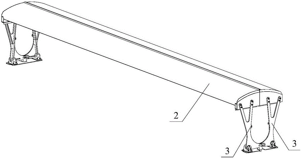 Double-layer top cover for railroad covered hopper car