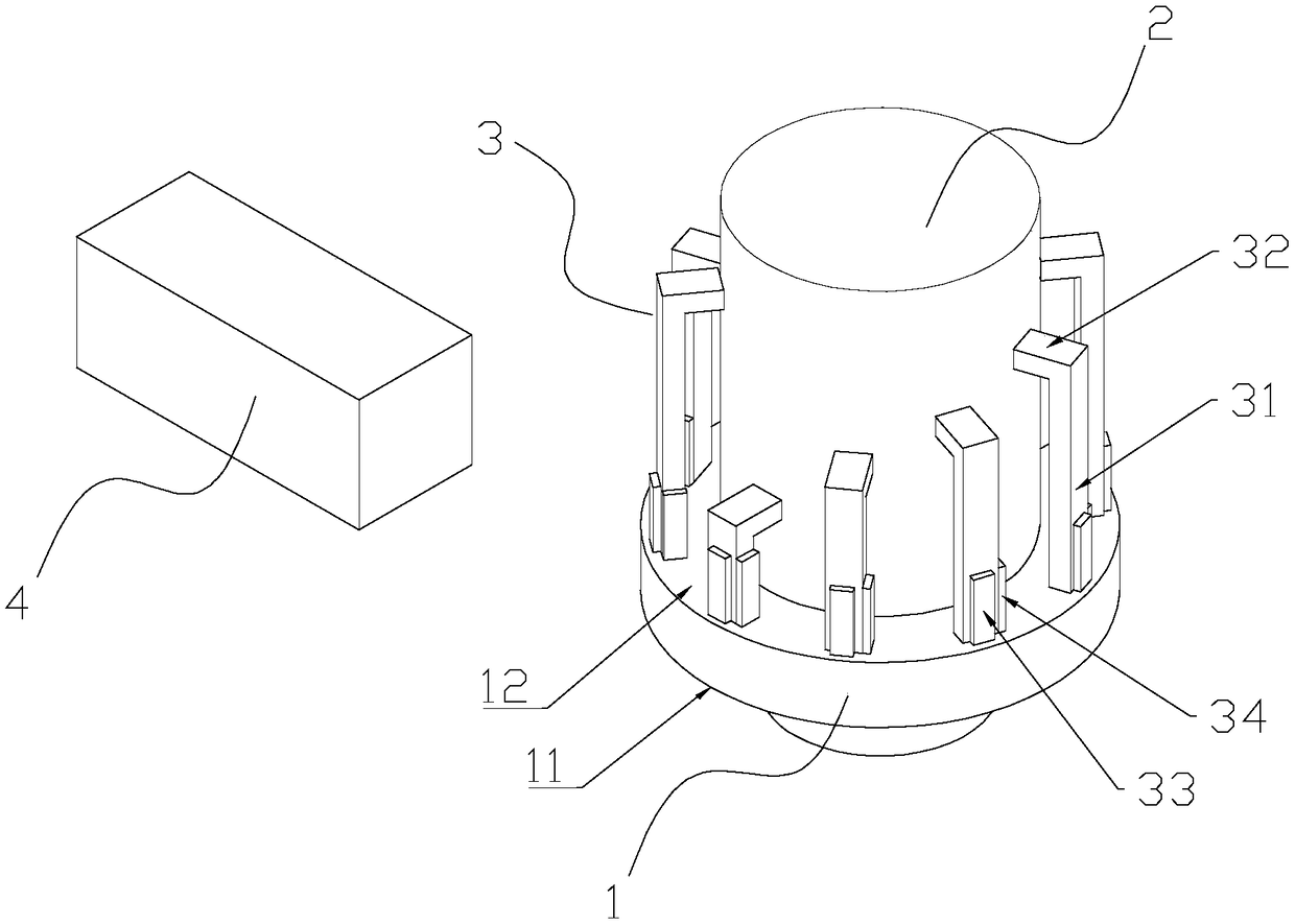 Piezoelectric motor with variable rotate speed and torque, and use method thereof