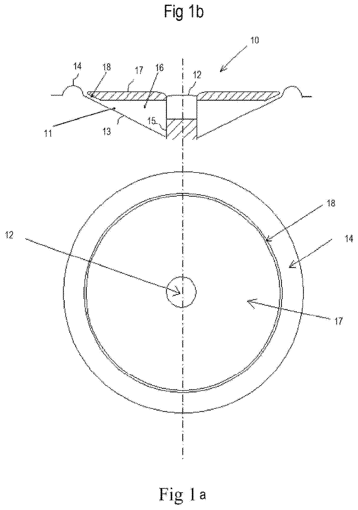 Acoustic filter for a coaxial electro-acoustic transducer