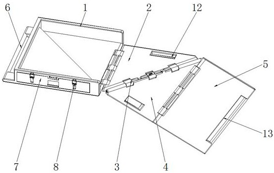 Folding outdoor rescue stretcher