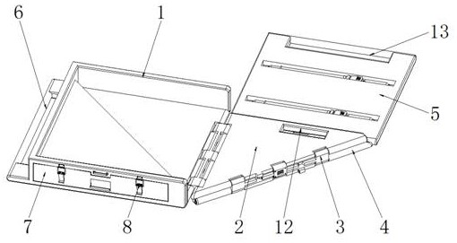 Folding outdoor rescue stretcher