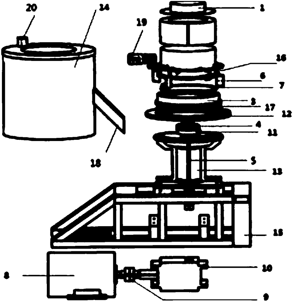 Straw biomass granulator