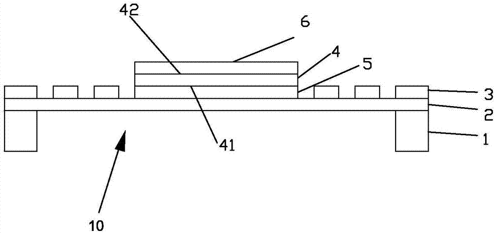 Piezoelectric ultrasonic transducer and preparation method thereof