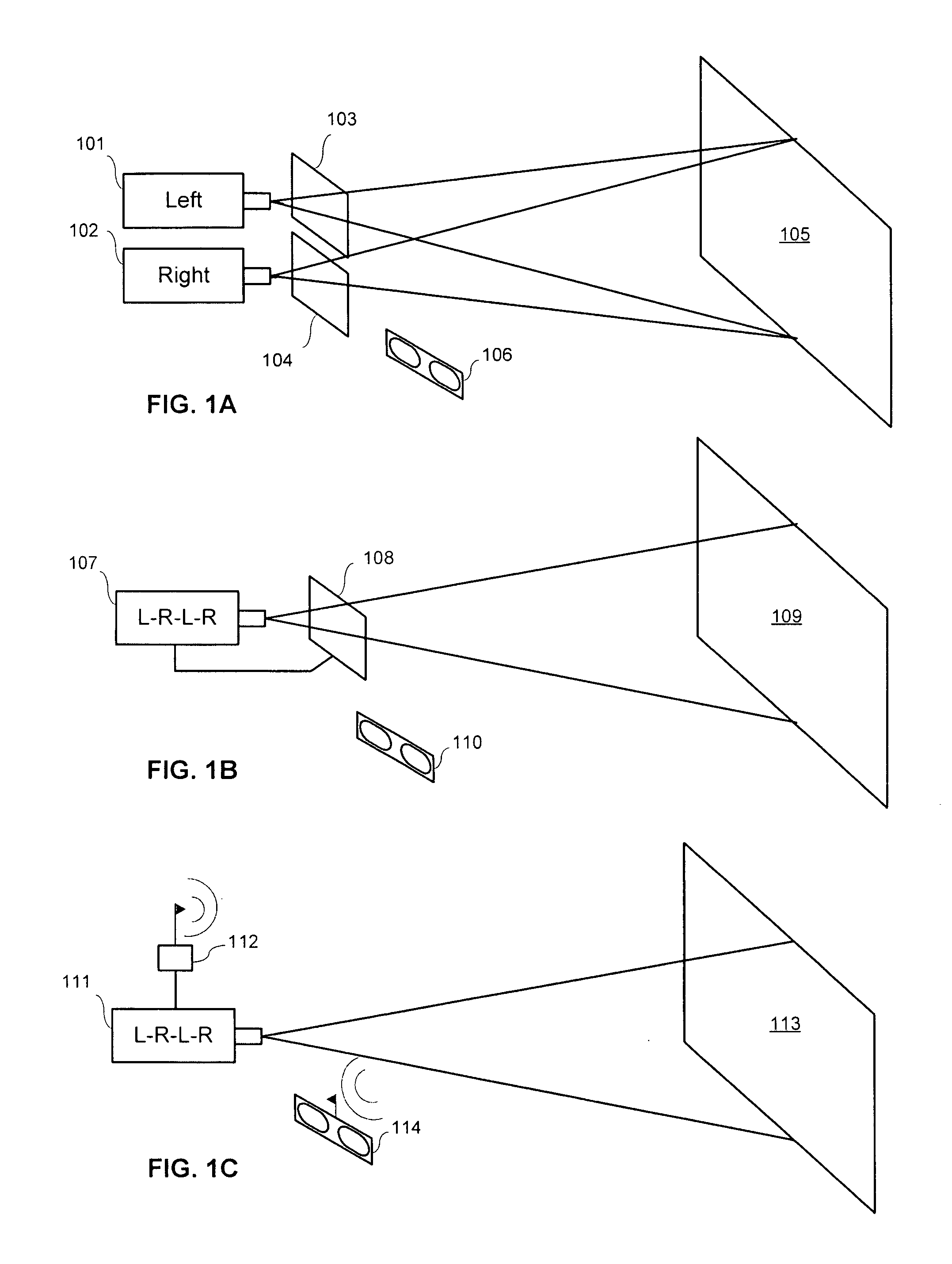 Ghost-compensation for improved stereoscopic projection