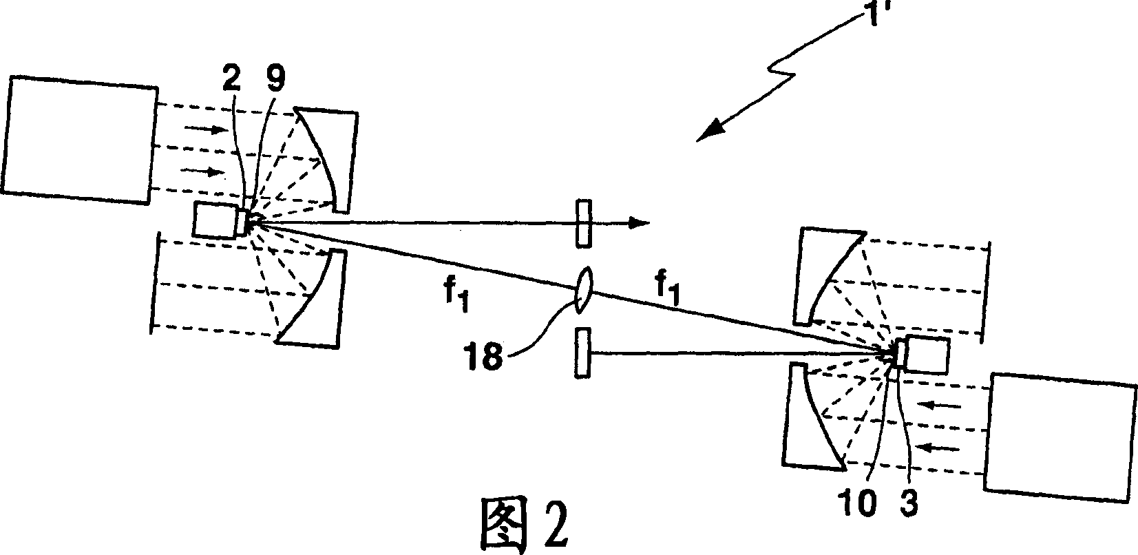 Laser amplifier and laser resonator with a plurality of laser gain media