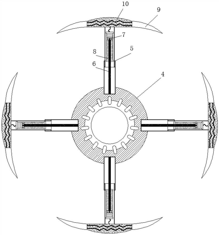 Coating spray head with more uniform in spraying and more sufficient in mixing functions