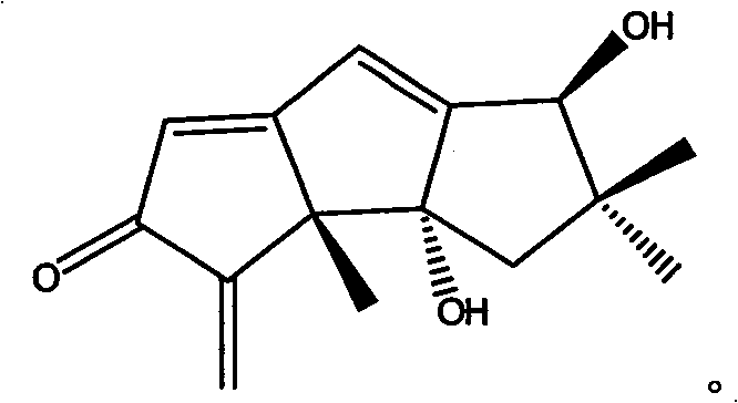 Use of Hirsutanols A in preparing anti-tumor medicine