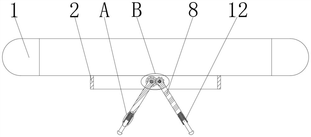 Lifting frame capable of being flexibly stored for unmanned aerial vehicle