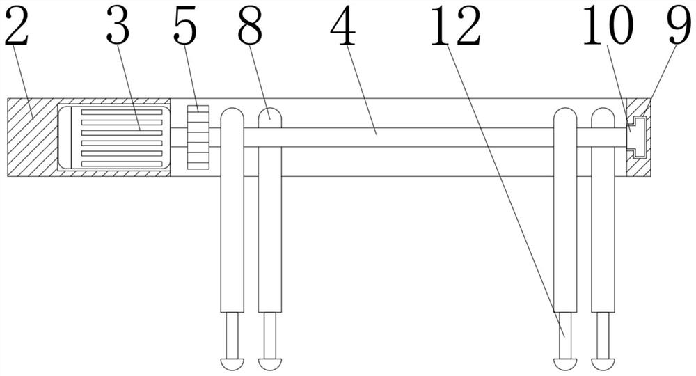 Lifting frame capable of being flexibly stored for unmanned aerial vehicle