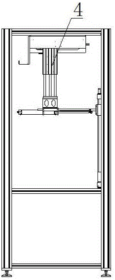 Full-automatic lightweight carrying and transferring system for cylindrical materials placed horizontally in axial direction