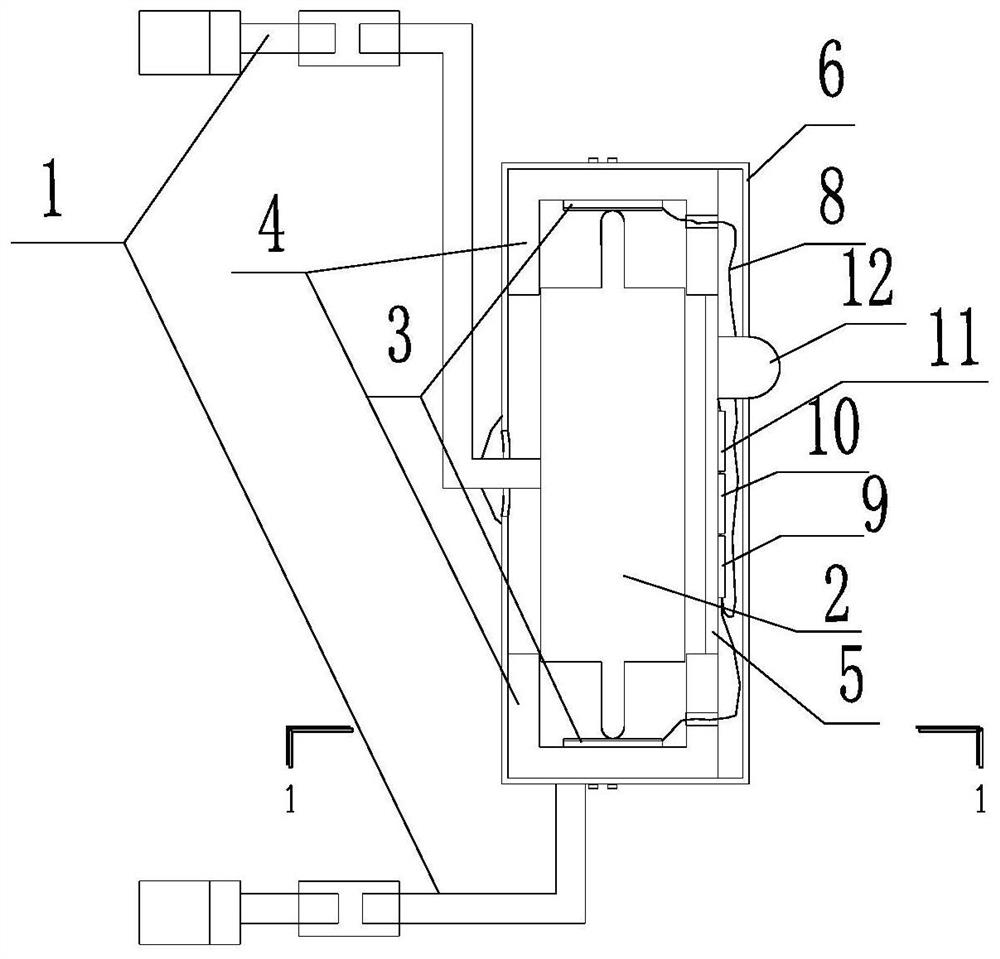 An anti-buckling safety early warning device for scaffolding engineering using piezoelectric crystals