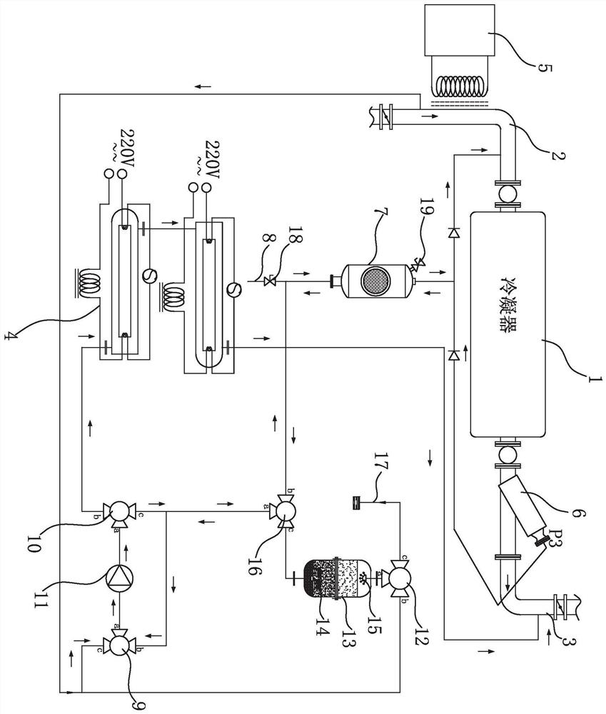 Energy-saving and emission-reducing machine for air-conditioning water-cooling water chilling unit