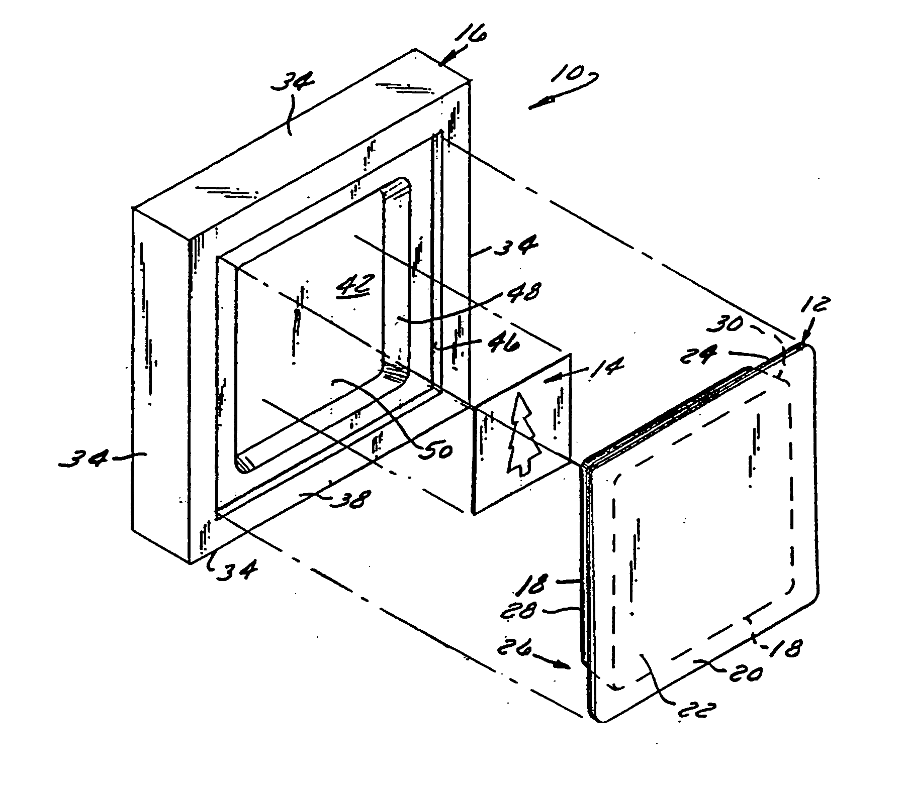 Volatile material dispensing system with illuminating device