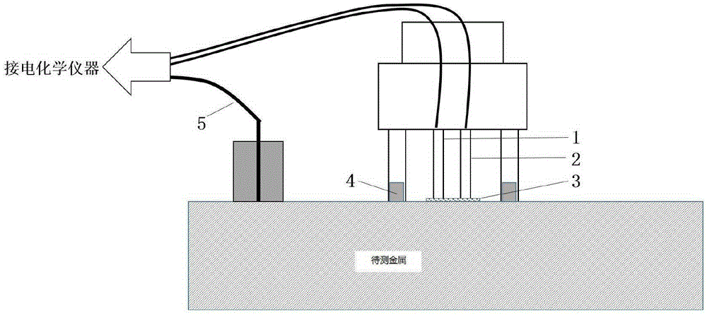 Sensor and detection method for atmosphere corrosion detection of steel member or test piece