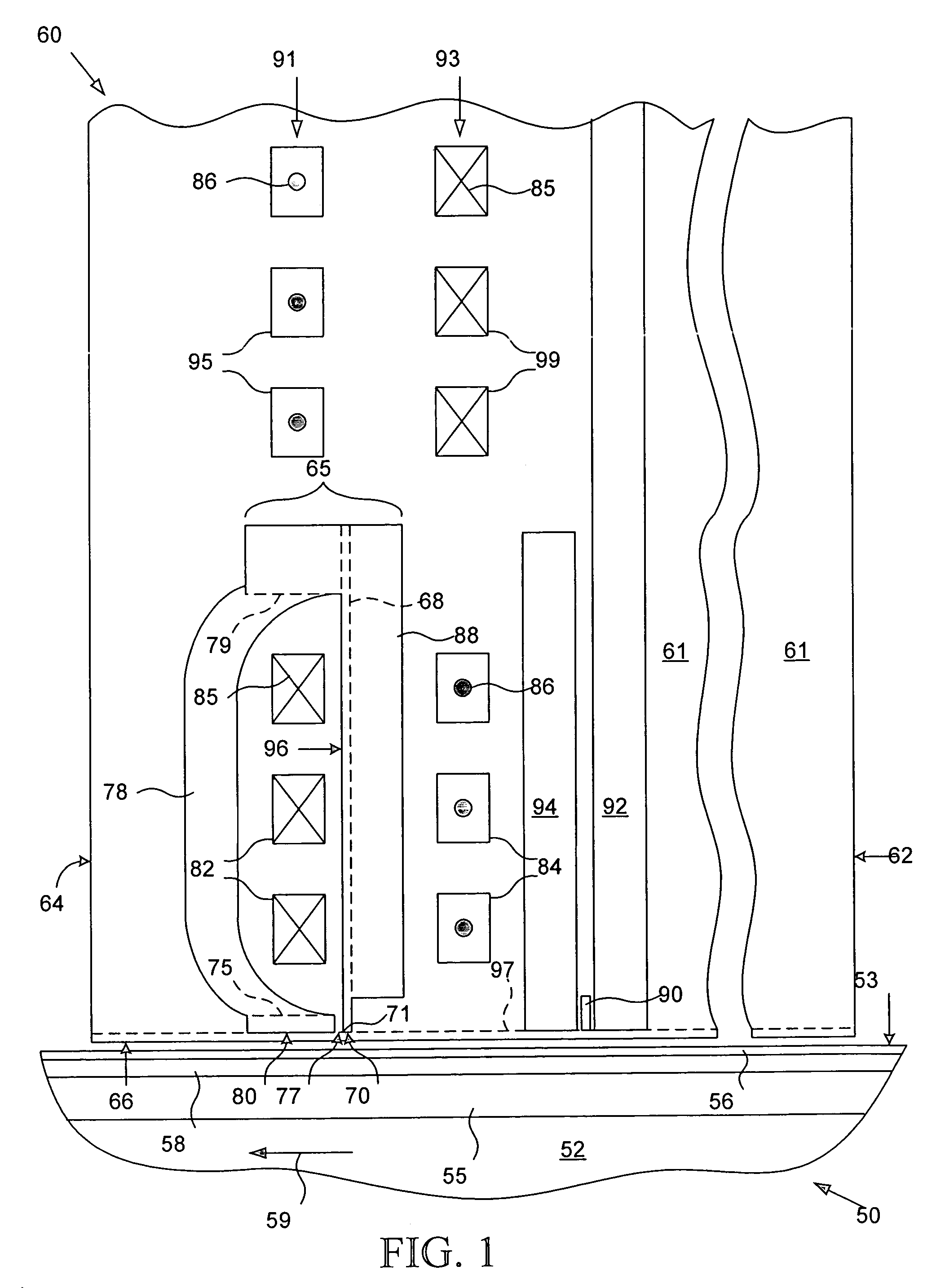 Magnetic head for perpendicular recording with hard bias structure for write pole tip