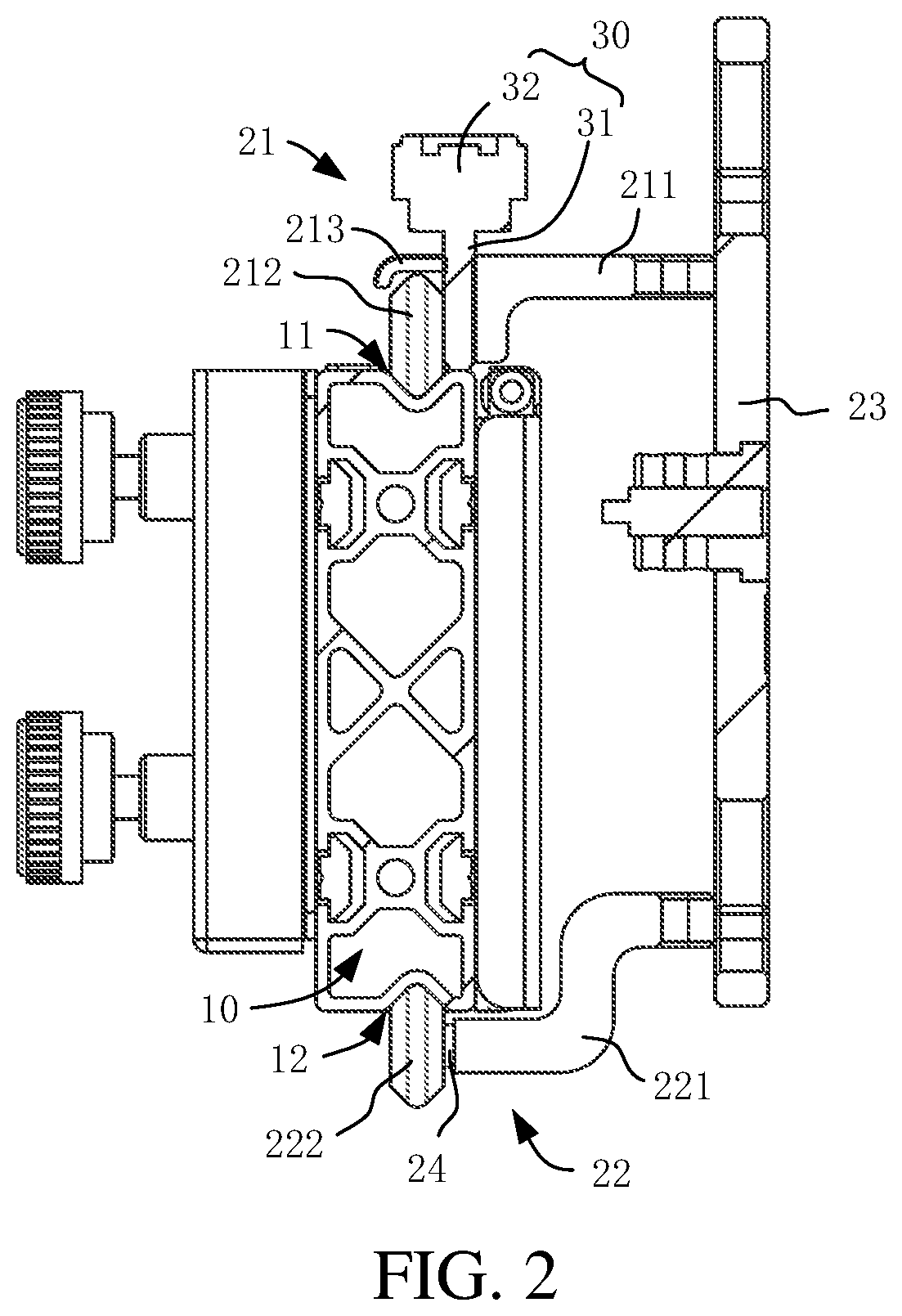 Displacing apparatus and automobile calibration device