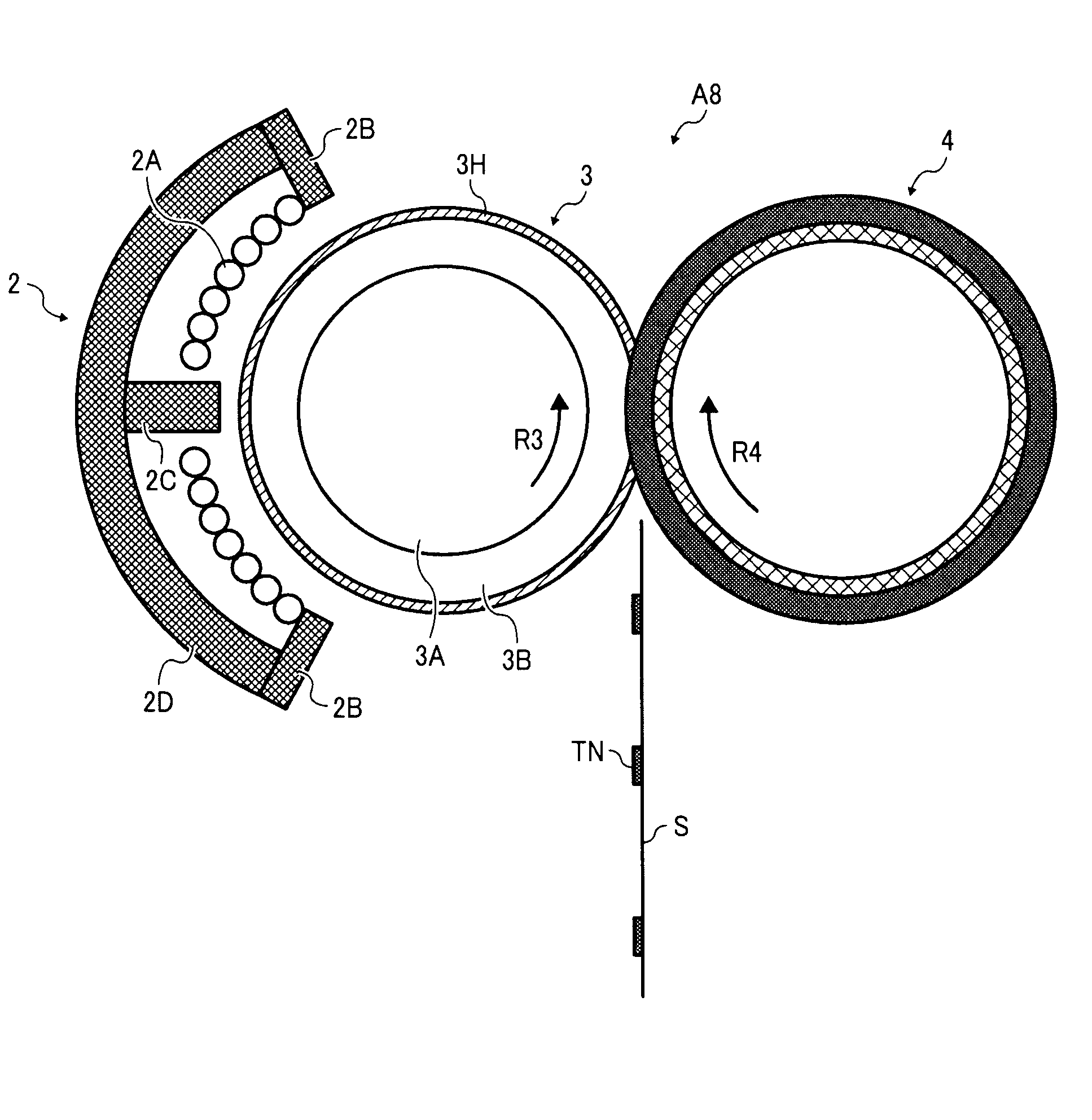 Image forming apparatus, fixing device, and heat-generating rotary member using induction heating