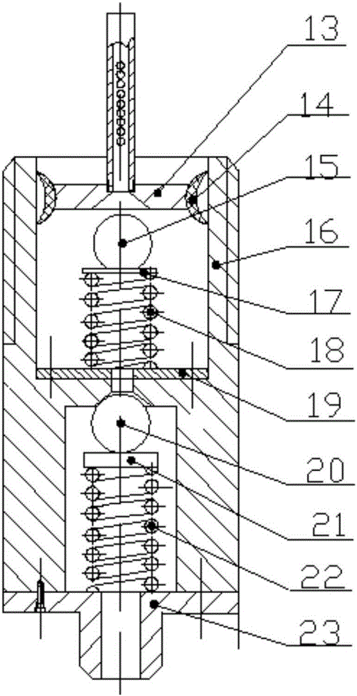 Underground water flow speed and flow direction detection intelligent sensor used for landslide monitoring