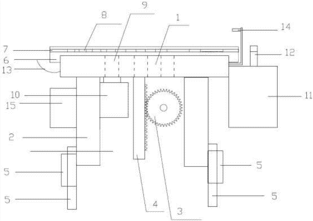 Novel liftable chemical laboratory table