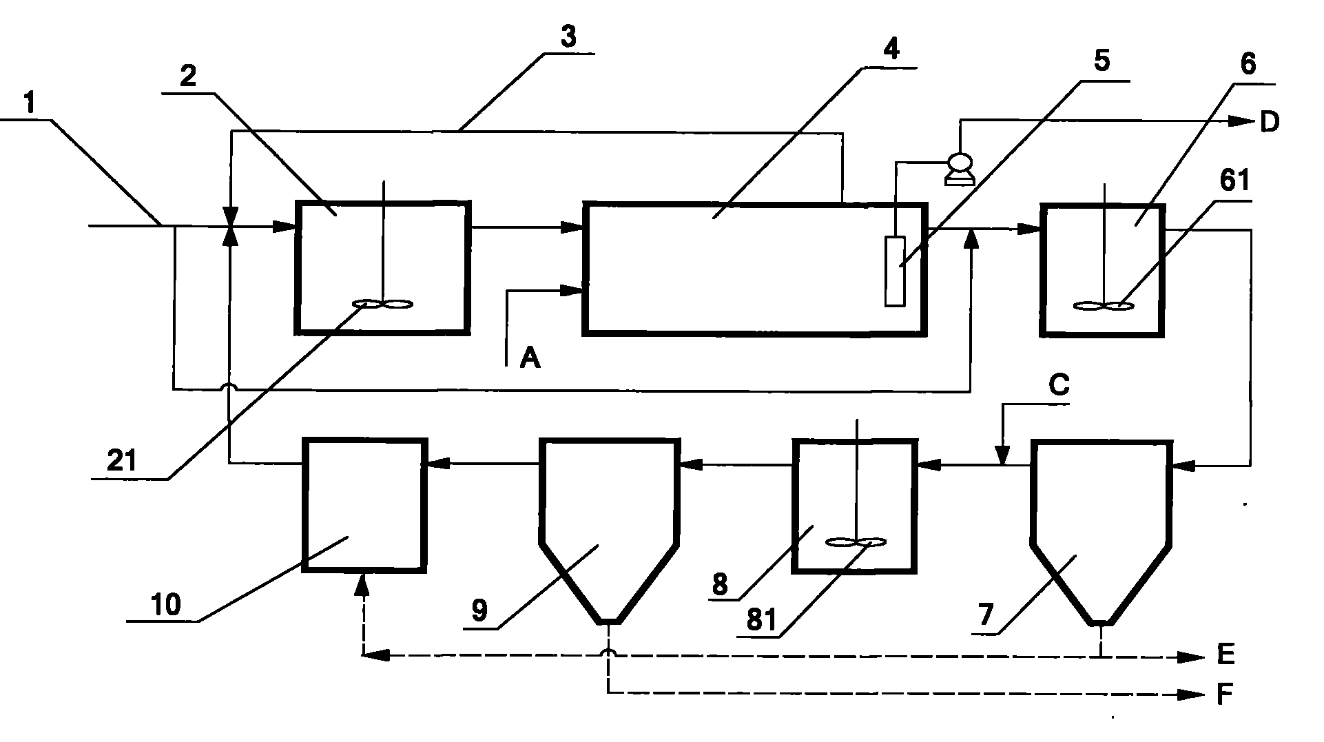 Sewage disposal system combining membrane bioreactor and phosphorus recovery and processing method