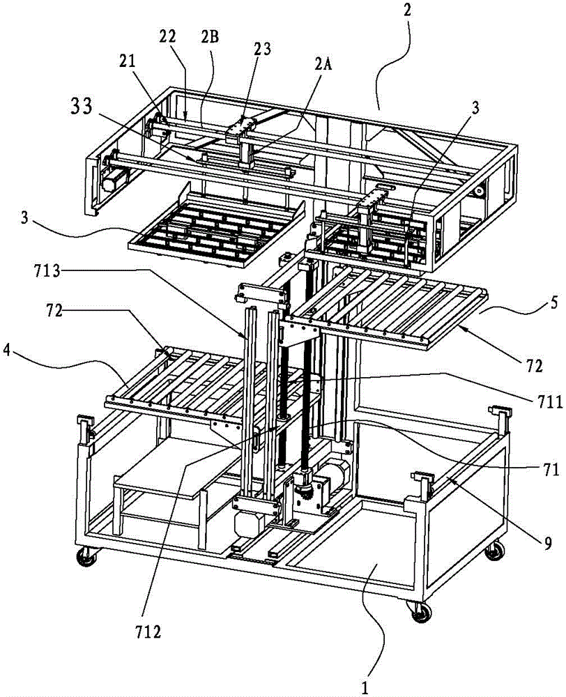 Full automatic counting stacker and stacking method thereof