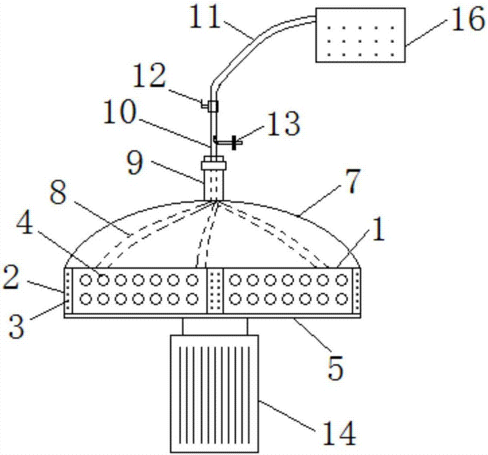 Furnace chamber clearing device for vacuum consumable electro-arc furnace