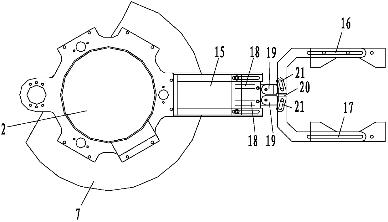 Work-piece interchanging manipulator of hydraulic drawing machine