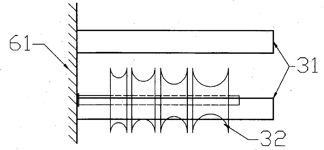 Device and method for measuring curvature, friction, evenness and hairiness of yarn in combined mode