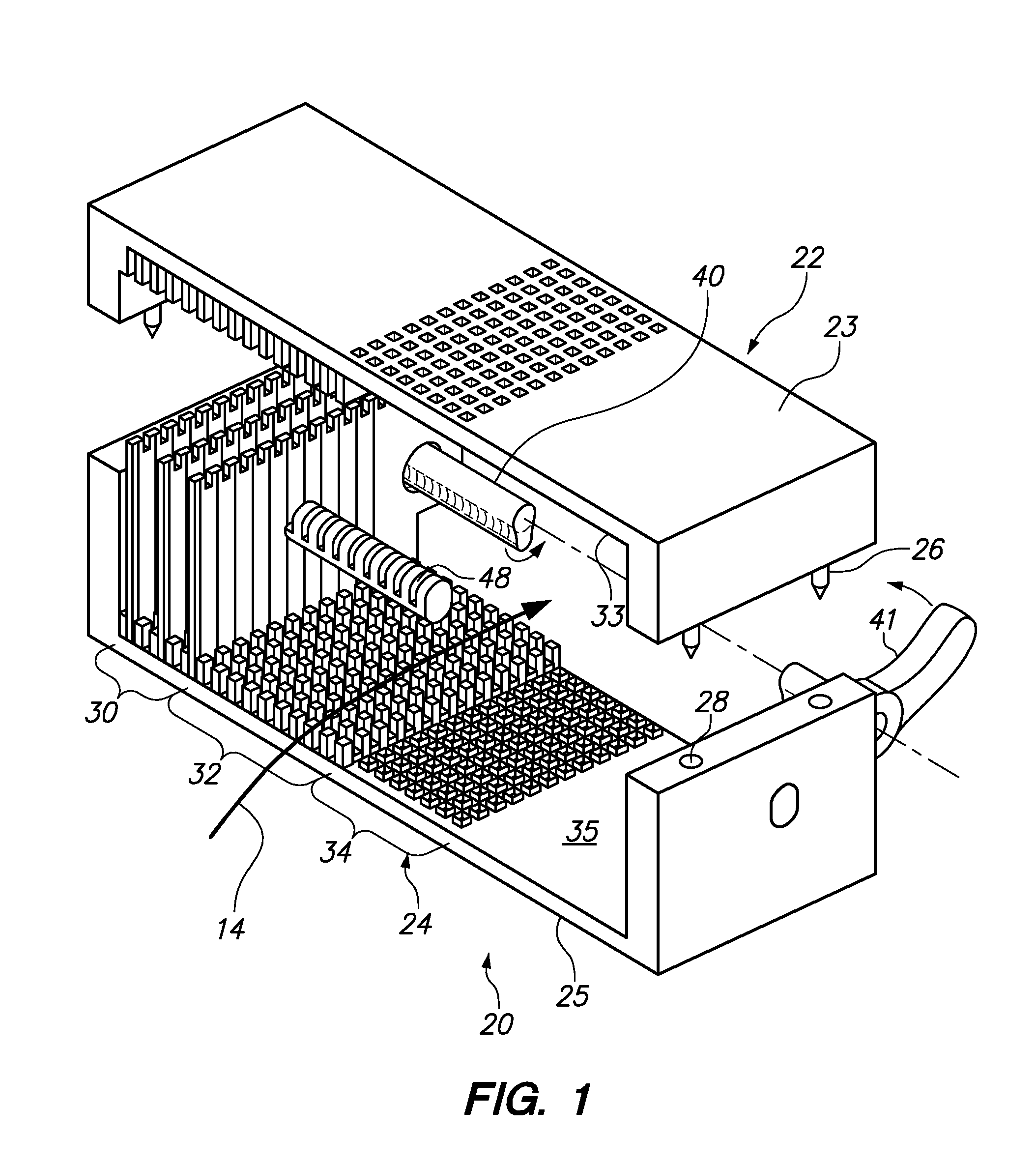 High speed mezzanine connector