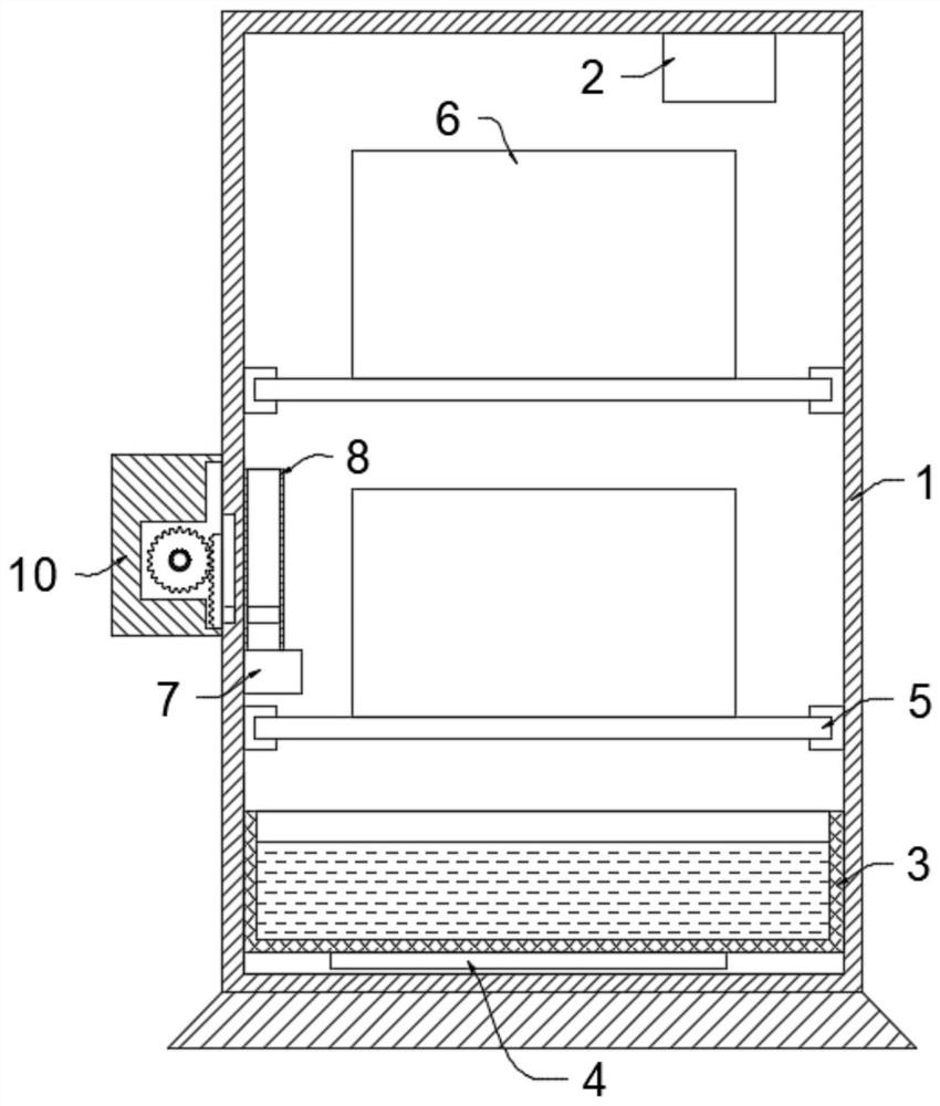 Food fermentation box with fermentation volume monitoring function