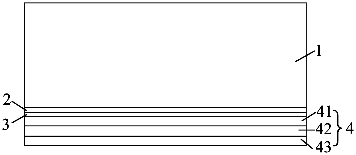 Solar cell laminated passivation structure, preparation method thereof and cell