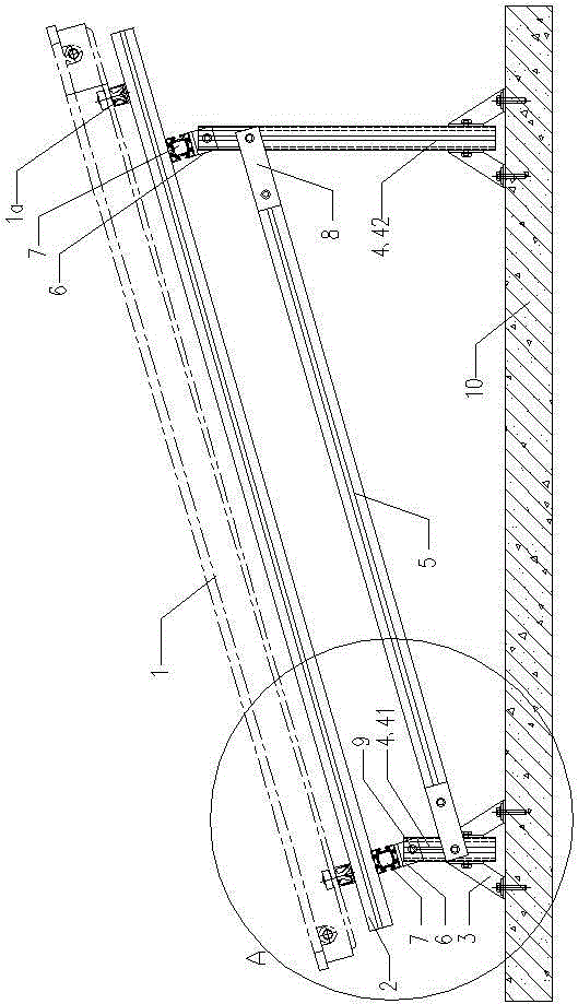 Adjustable component solar panel support system