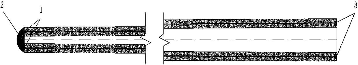 A high-strength anti-seepage and anti-freeze concrete pole